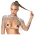 Bad Kitty - adorno de hombro con cadenas (plateado)