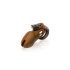 CB-6000 - Lujoso jaula para pene con candado (madera)