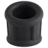 Pulselock Cocktura - anilllo para pene de silicona acanalado (negro) - 30 mm