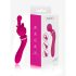 Lonely 2in1 - masajeador y vibrador punto G con 3 accesorios (rosa)