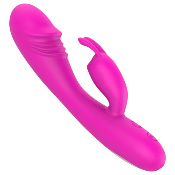 Lonely - vibrador recargable con brazo para clítoris y punto G (lila)