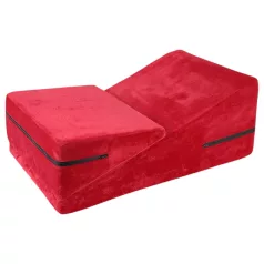   Almohada mágica Desirel - juego de cojines sexuales en cuña, pequeño + grande (rojo)