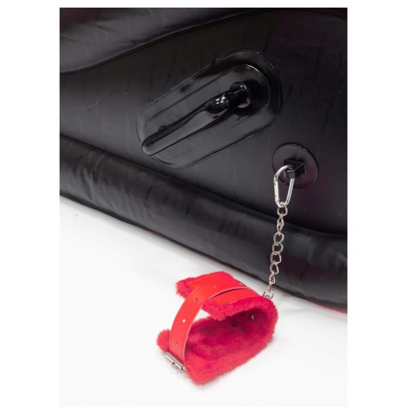 Magic Pillow - Mueble sexual hinchable BDSM - con esposas - grande rojo