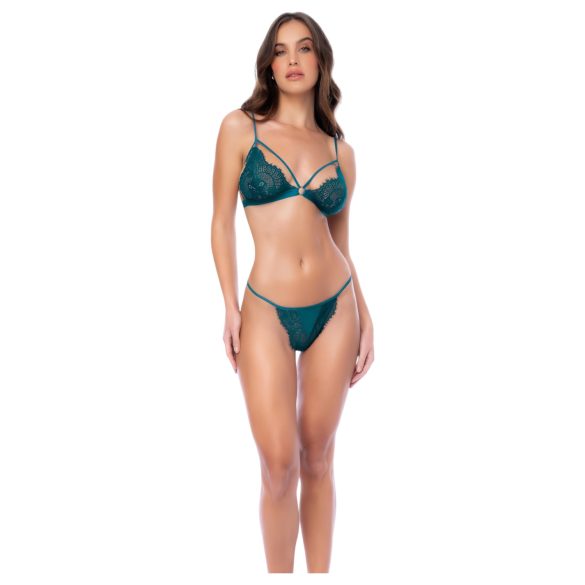 Mapalé - Conjunto verde con encaje floral