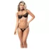 Conjunto de lencería Mapalé con tirantes (negro) - L/XL