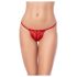 Mapalé - Babydoll y tanga de encaje (rojo)