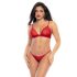 Mapalé - Conjunto rojo de sujetador en 3 piezas