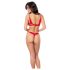 Mapalé - set de sujetador abierto (rojo)