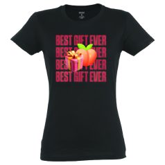 La Mejor Regalo - Camiseta Negra para Mujer