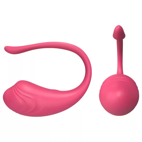 Funny Me - huevo vibrador recargable inteligente - silicona rosa