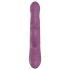 Conejito Vibrador Recargable con Eje de Empuje (lila)