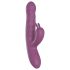 Conejito Vibrador Recargable con Eje de Empuje (lila)