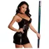 JSY 032 - conjunto de babydoll - negro