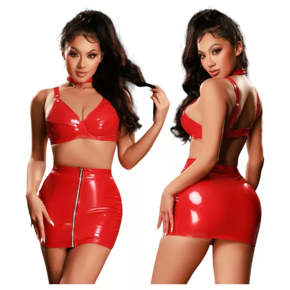 JSY 033 - conjunto babydoll - rojo (L-XL)