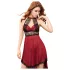 JSY 044 - conjunto de babydoll (rojo)