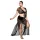 JSY 065 - conjunto babydoll negro (XL-2XL)