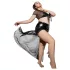 JSY 065 - conjunto babydoll negro (XL-2XL)
