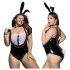 JSY 102 - disfraz de conejita negra (talla XL-2XL)