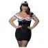 JSY 104 - disfraz de marinero negro (talla XL-2XL)