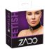 ZADO - collar de cuero (negro)