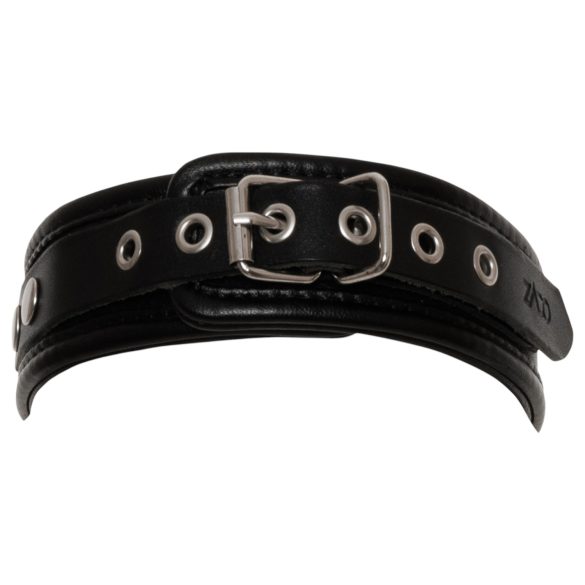 ZADO - collar de cuero - negro