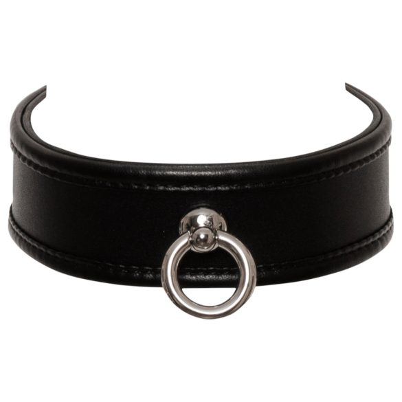 ZADO - collar de cuero - negro