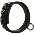 Collar de cuero negro - ZADO