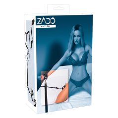 ZADO - Set de ataduras de cuero para cama (negro)