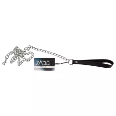 ZADO - correa BDSM de metal para collar (plateado)