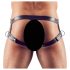 Svenjoyment - arnés con anillo para pene (negro) - M/L