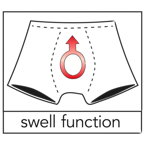 Svenjoyment - Tanga desmontable para hombre (negro) - L