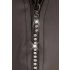 Svenjoyment - Tanga brillante para hombre con cremallera y strass (negro) - XL