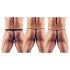 Svenjoyment - set de tangas para hombre - negro (3 piezas) S-L