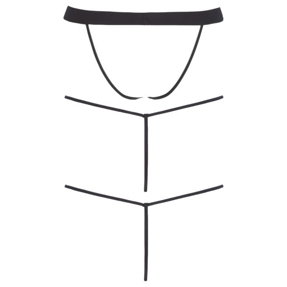 Svenjoyment - tanga para hombre - set 3 piezas - negro - S-L
