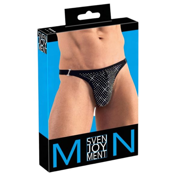 Svenjoyment - tanga masculino con adornos (negro)