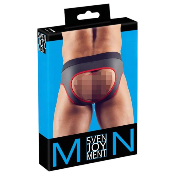 Svenjoyment - jockstrap abierto (negro) - M