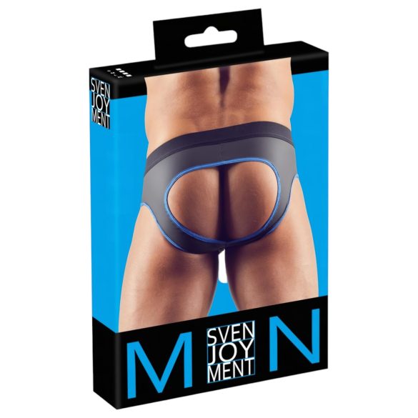 Svenjoyment - suspensorio abierto (negro-azul) - M