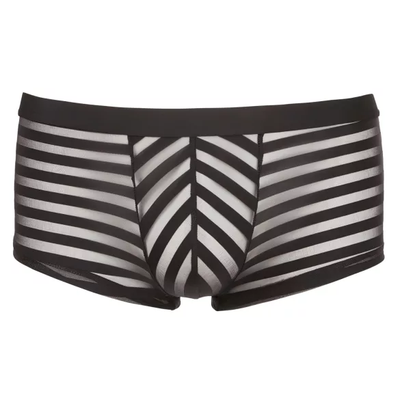 Boxer transparente de rayas - negro - L