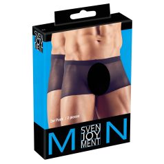  Svenjoyment - set de bóxers transparentes negro (2 piezas) S-L