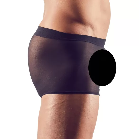 Svenjoyment - Set de boxers negros transparentes de 2 piezas (talla S-L)