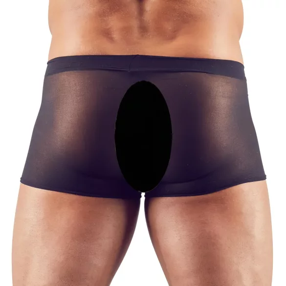 Svenjoyment - Set de boxers negros transparentes de 2 piezas (talla S-L)