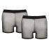 Svenjoyment - juego de bóxers transparentes negros (2 piezas) S-L