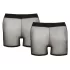 Svenjoyment - Set de boxers negros transparentes de 2 piezas (talla S-L)