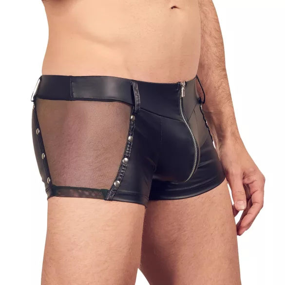 Svenjoyment - bóxer brillante - hombre - negro - L