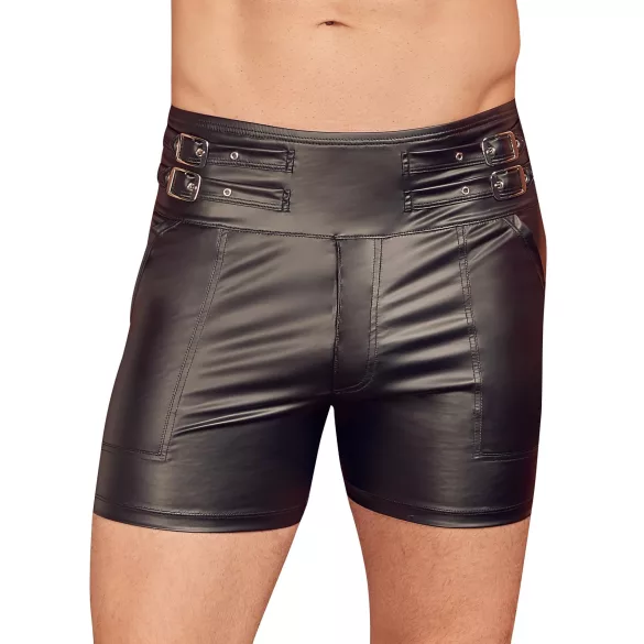 NEK - bóxer masculino largo - cierre metálico - negro - M