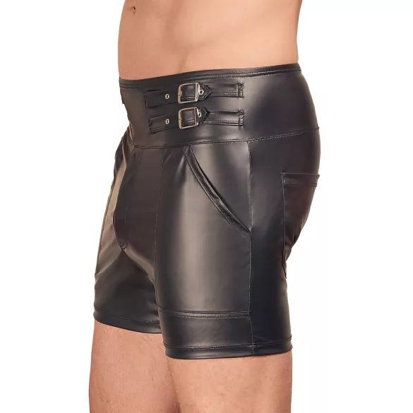 NEK - bóxer masculino largo - cierre metálico - negro - M