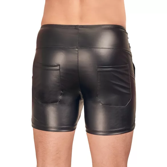 NEK - bóxer masculino largo - cierre metálico - negro - M