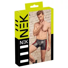 NEK - bóxer con cremallera y laterales rojos - negro - L