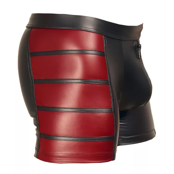 NEK - bóxer con cremallera y laterales rojos - negro - L