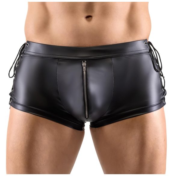 Svenjoyment - bóxer masculino laterales ajustables - negro mate - XL